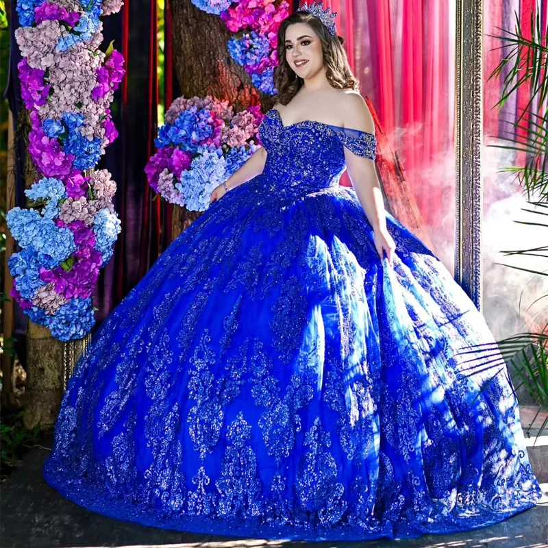 blue sparkly long sleeve dress Short Sequin A-Line Homecoming Dress with Ruffles– PromGirl main image 0