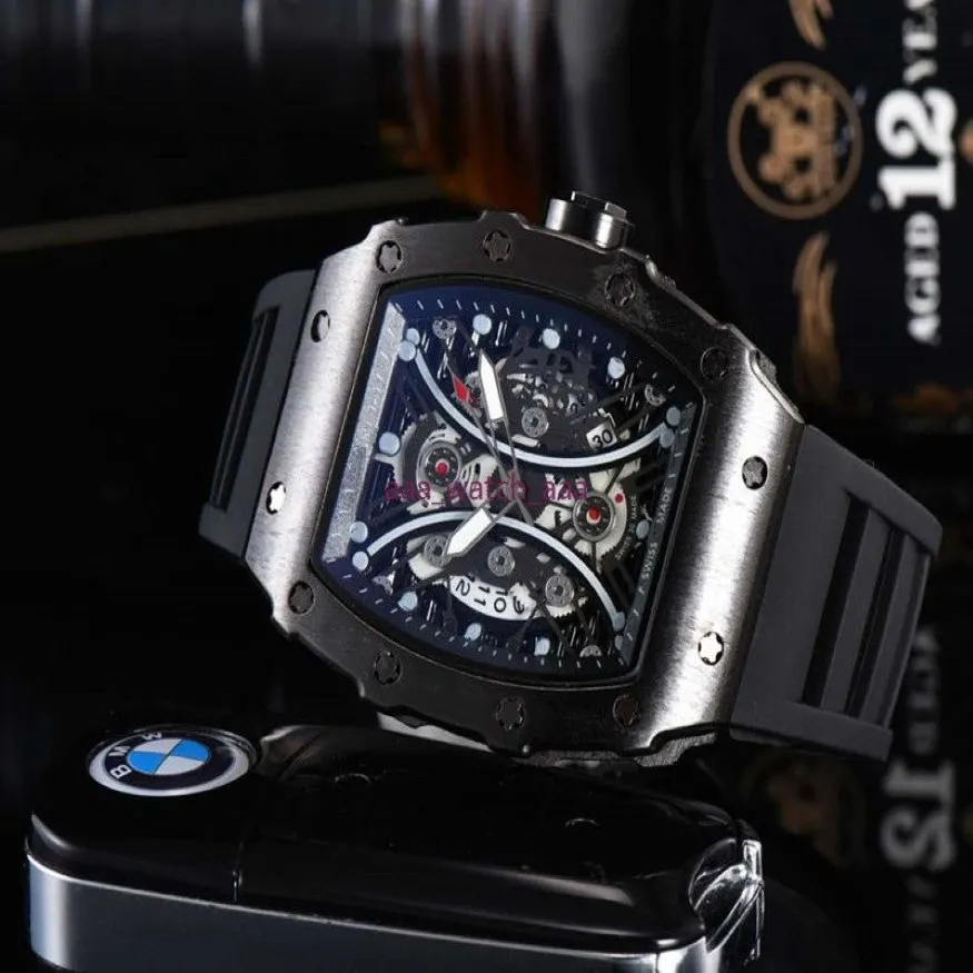 2021 Luksusowy kwarc zegarek męski zegarek Męski designerski zegarek na nadgarstek wodoodporne RELOJ HOMBRE217Q