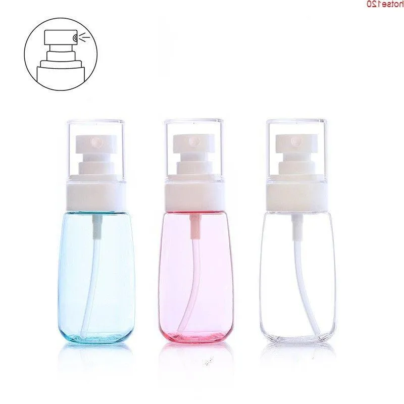 10 ml 30 ml 60 ml Trasparente Rosa Nebbia Fine Bottiglia Spray Emulsione Liquida Da Viaggio Portatile Riutilizzabile Vuota Lozione Bottlesgoods Wtjui