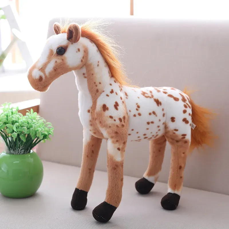 Wholesale cute pony plush toys Children`s game playmates Holiday gift doll machine prizes