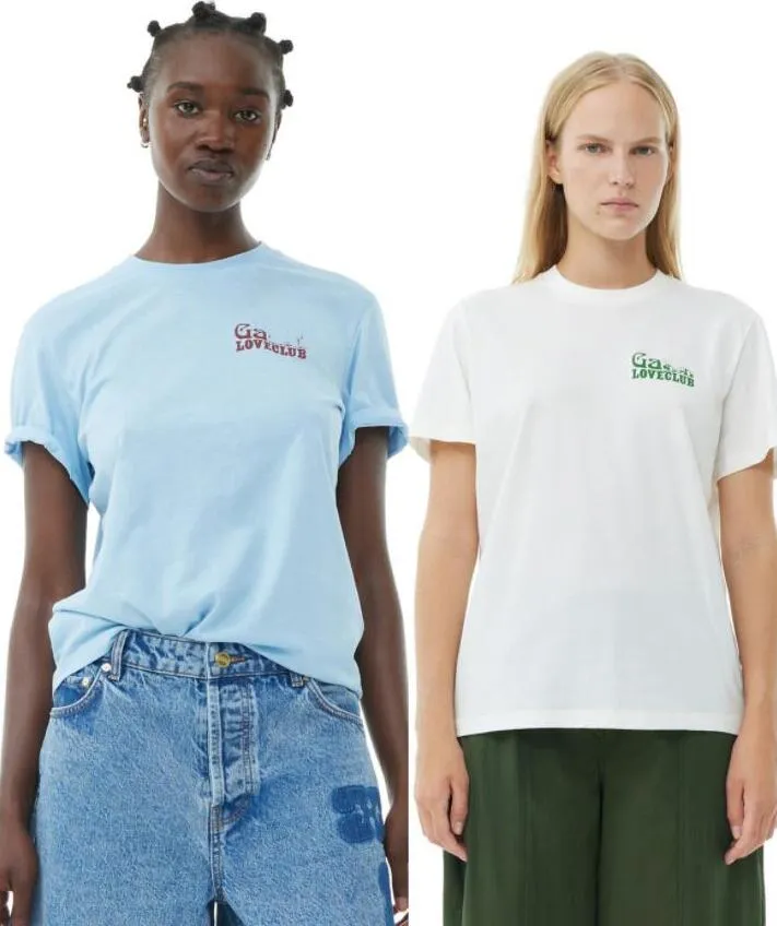 24ss nova saúde feminina e proteção ambiental camiseta frutas doces reycle mangas curtas camisetas para senhora menina