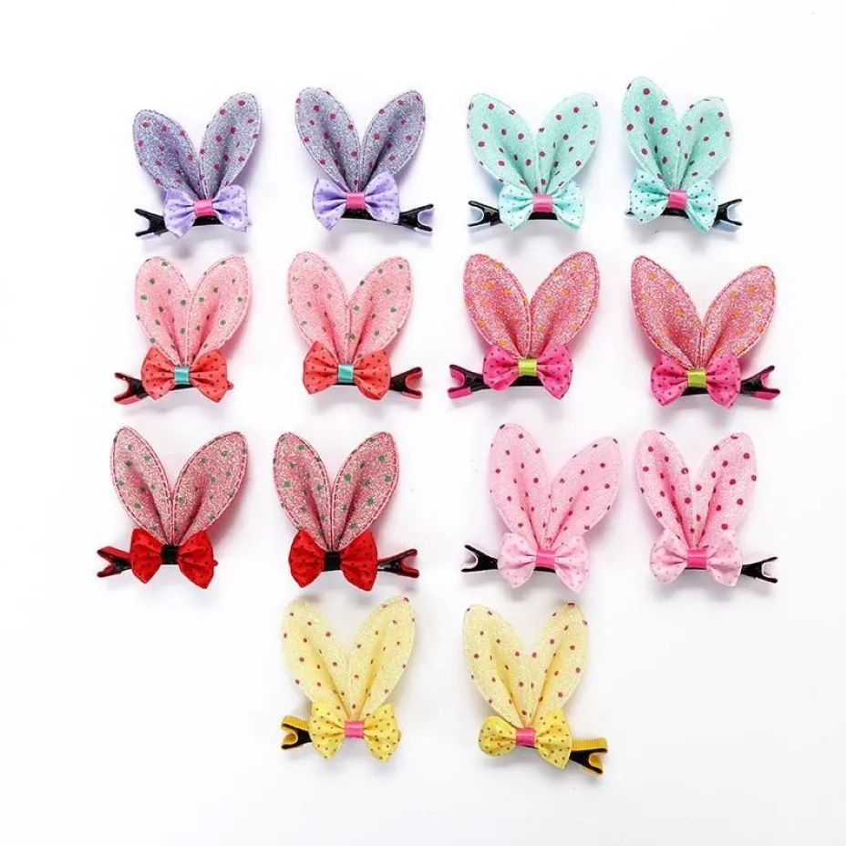 Vêtements de chien 20 pcs Pâques Pet Hair Bows Clips Oreilles Épingles à cheveux Accessoires de toilettage pour petit Medium285i