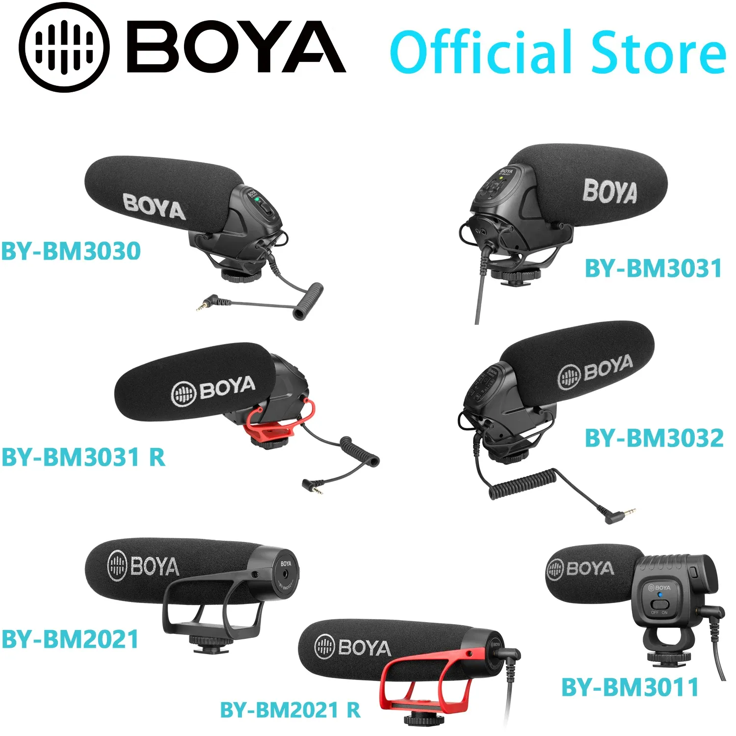 Microphones BOYA Professional OnCamera Shotgun Microphone à condensateur pour PC Téléphone portable iPhone DSLR Caméscopes Enregistreurs audio Vlogging