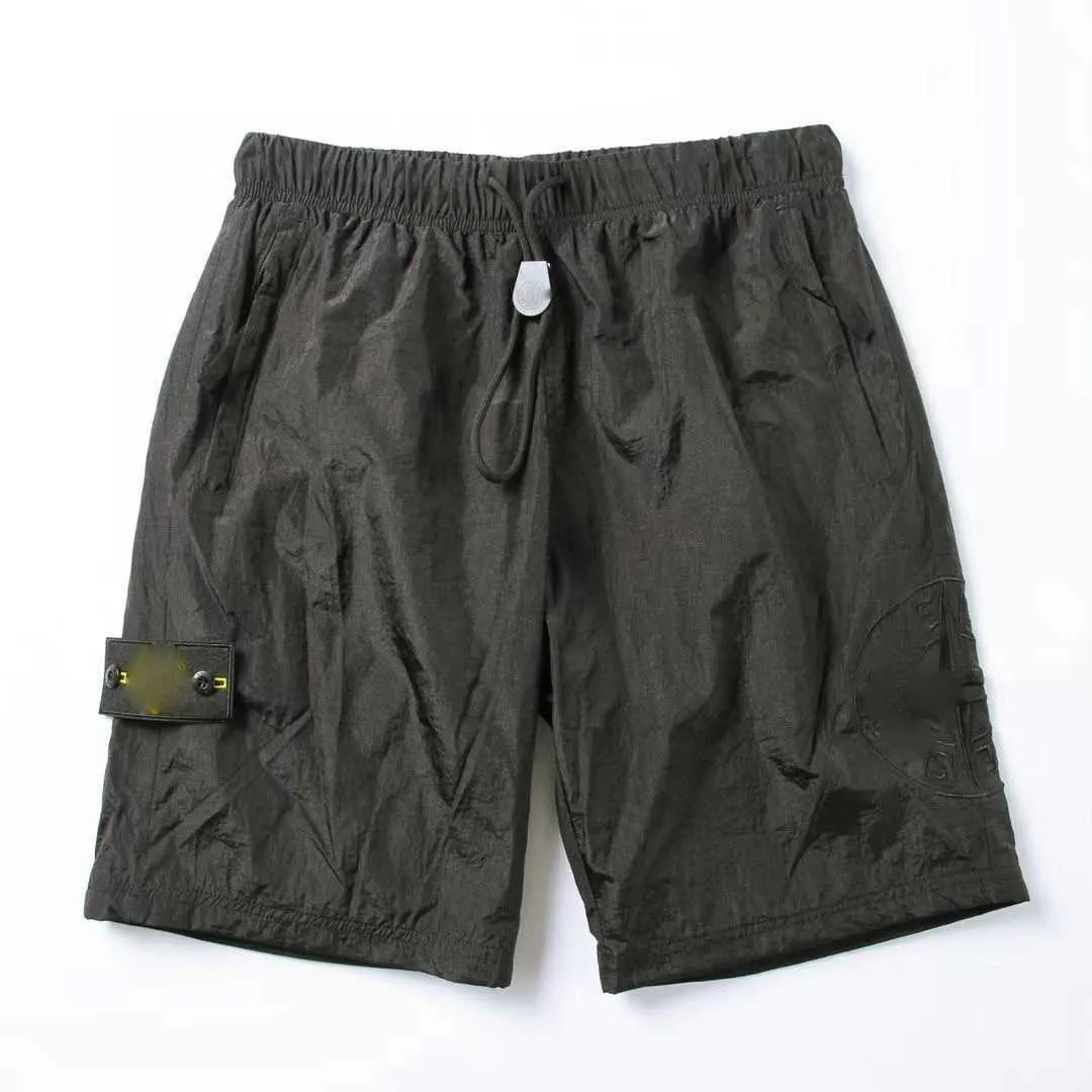 Designer masculino shorts de pedra e ilha shorts de trabalho biker curto lazer férias praia calças respirável bússola