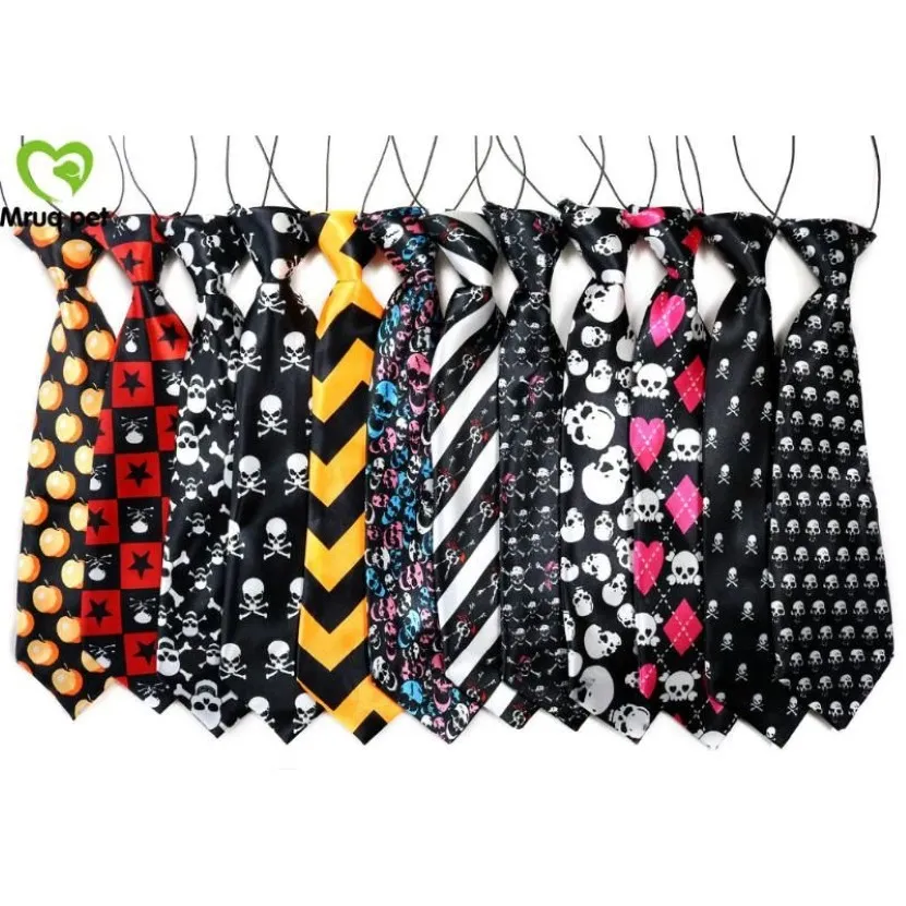 Abbigliamento per cani 60 pezzi lotto Halloween cravatte grandi cravatte regolabili accessori per animali domestici289i