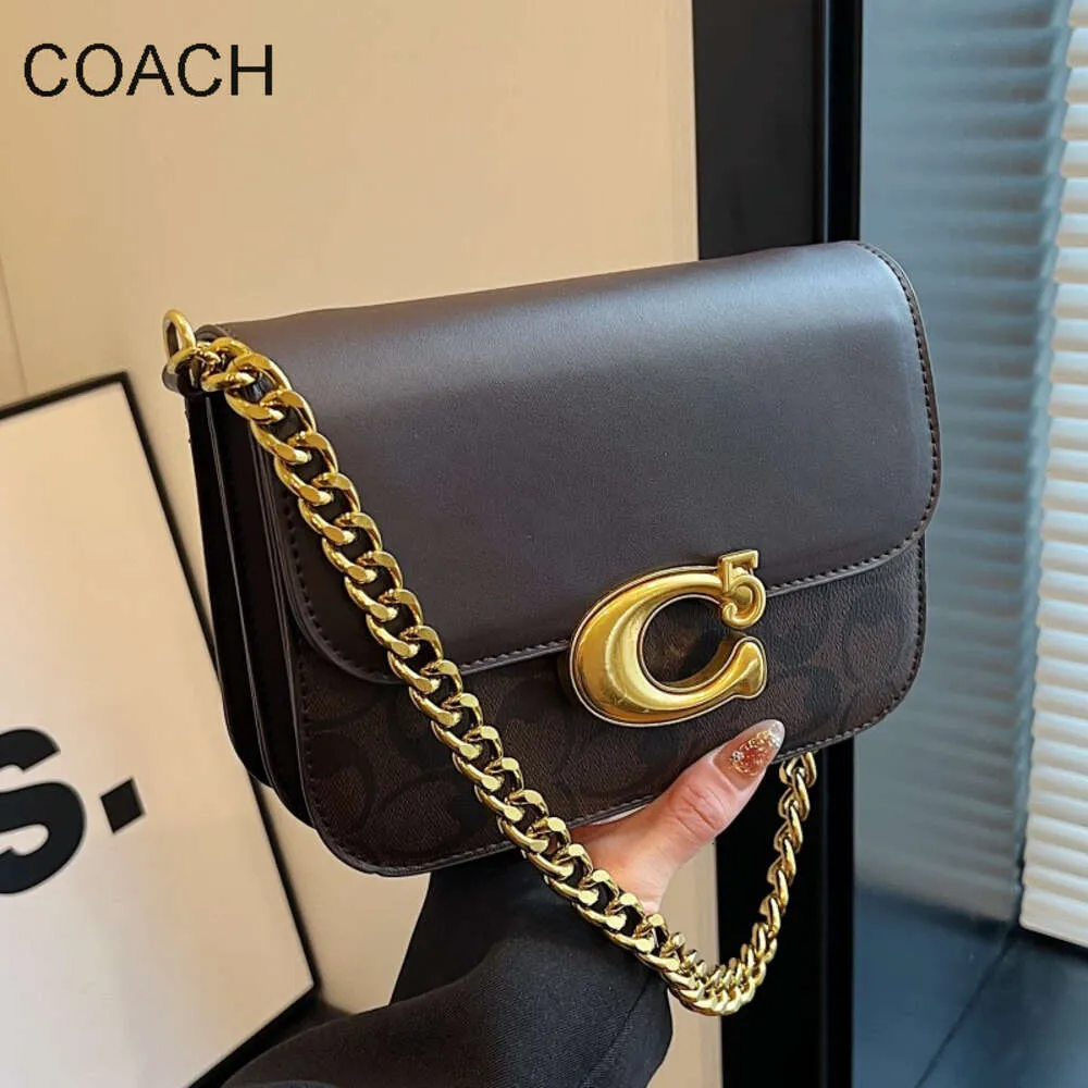 Hot European and American Designer Bag Factory Online Wholesale Retail Fashion Saddle Bag Small Square New Versatile Chain One Shoulder Crossbody