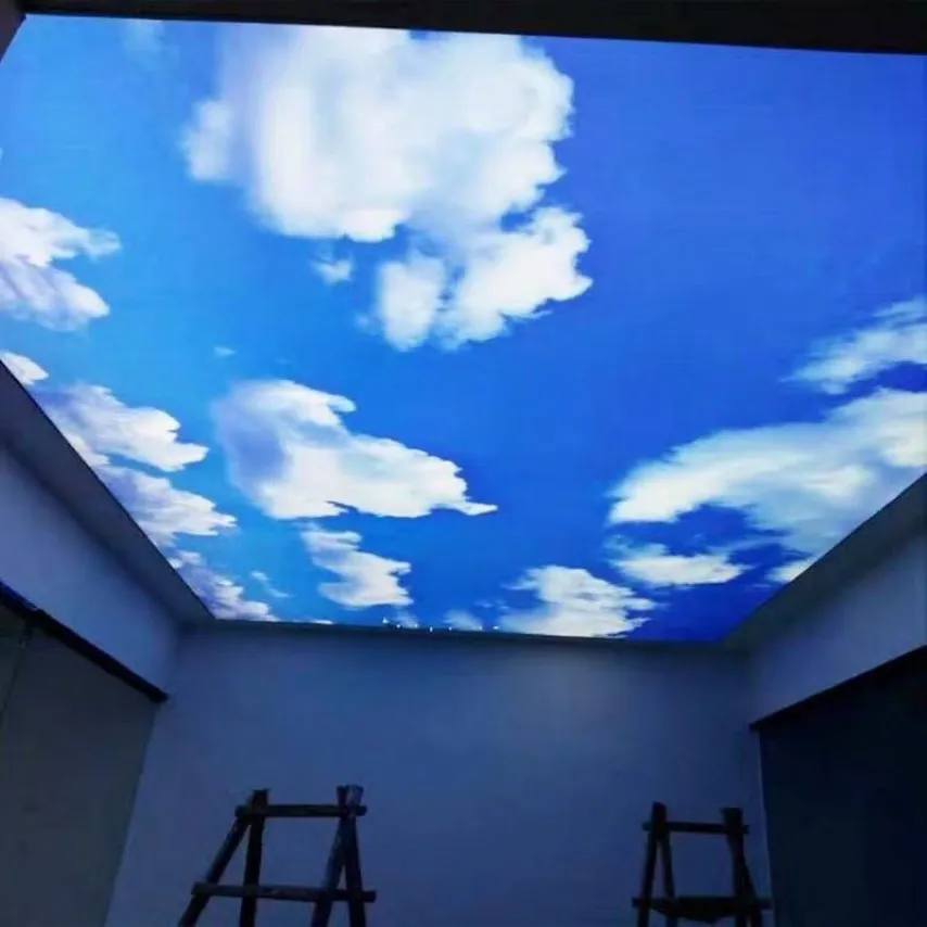 Fönsterklistermärken självhäftande film ogenomskinlig himmel moln fläckglas integritet sovrum kök balkong dekorativ vinil257o