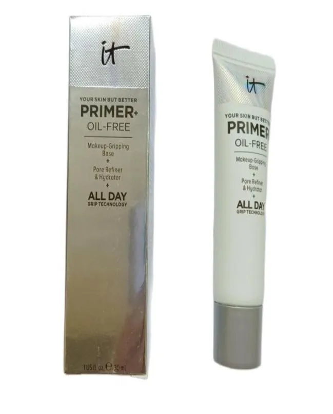 It Cosmetics voor je huid, maar beter Primer Oil MakeupGripping BaseampPore Refiner HydratorampAll Day Grip-technologie 3267m9638095