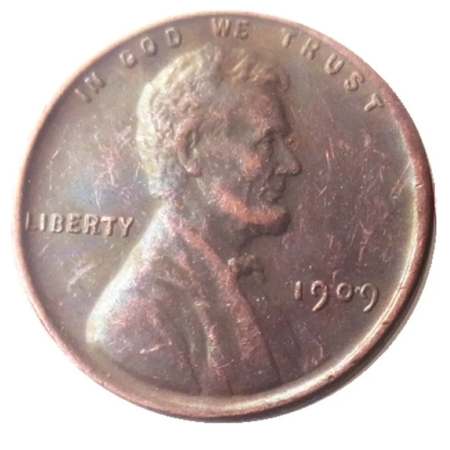 US Lincoln One Cent 1909-PSD 100% rame Copia monete artigianato in metallo muore fabbrica di produzione 222J