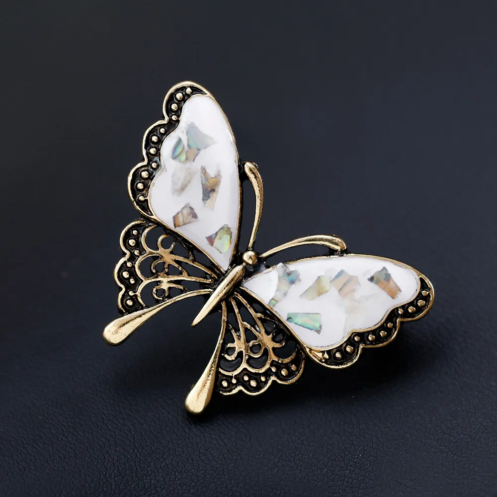 Shell Butterfly Brooch Jewelry Brooches Women's Insect Corsage Pins Fashion Women Jewelry