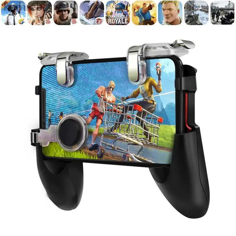 Game Controllers Joysticks Pubg Game Gamepad For Mobile Phone Game Controller l1r1 Shooter Trigger Fire Button For IPhone For Free Fire L24312