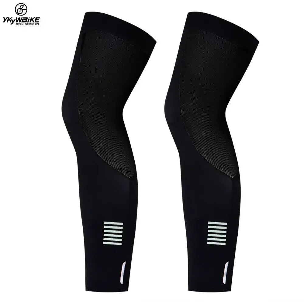 Warmers YKYWBIKE Cycling Leg Warmers Unisex Calf Compression Sleeves Outdoor Sports Running Basketball Football Leg Sleeves UV Protecti