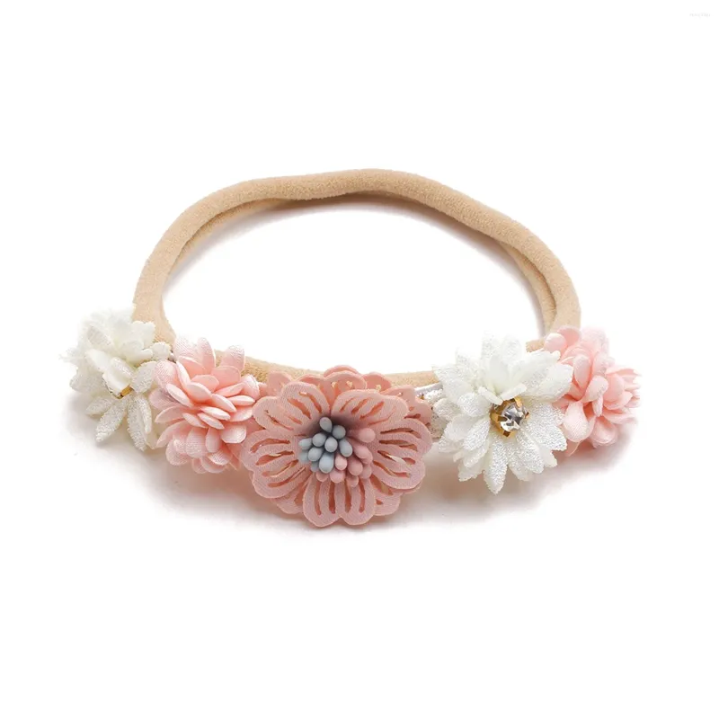 Hair Accessories Listenwind Baby Headbands For One Size Soft Elastic Flower Head Wraps Po Props Infant