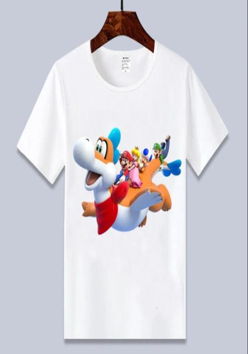 new Summer trendy children039s clothing cartoon character men and women children children039s Tshirt round neck short sleev9849351