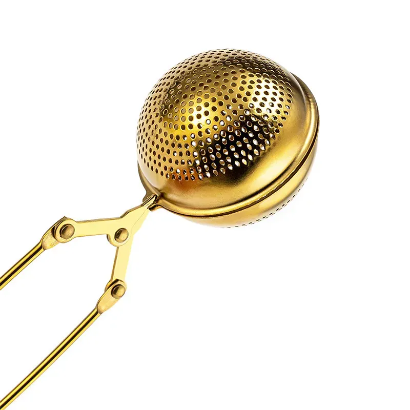 Colored Handle Tea Strainer Tool Stainless Steel Infuser Ball