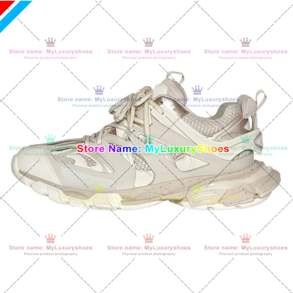 Designer Triple-S Track 3.0 Chaussures Casual Baskets Noir Vert Transparent Cristal D'azote Semelle Extérieure 17Fw Chaussures De Course Hommes Femmes Baskets En Plein Air 421 338