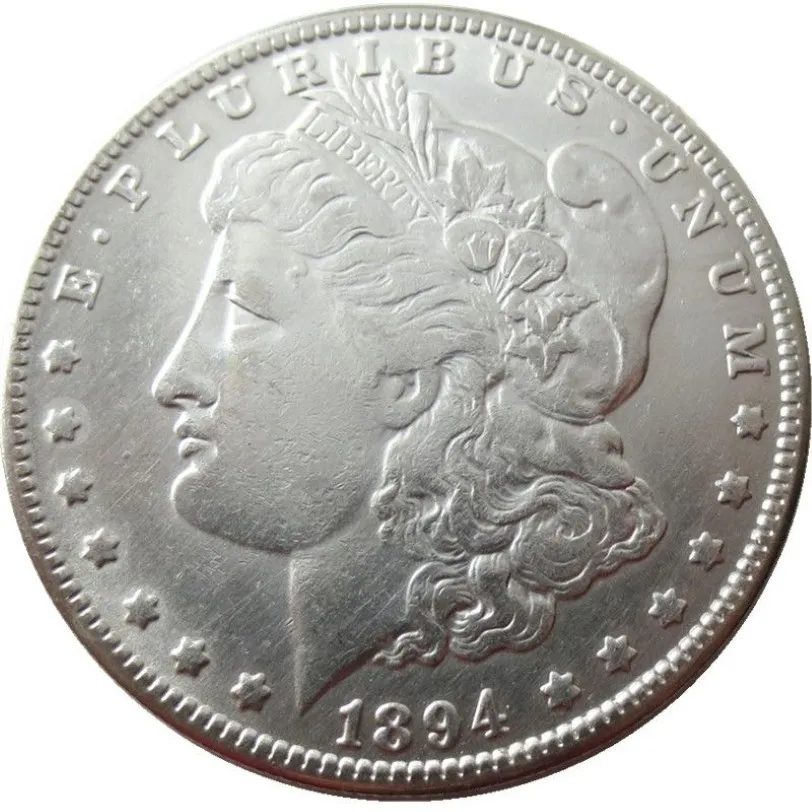 90% argent US Morgan Dollar 1894-P-S-O nouvelle vieille couleur artisanat copie pièce en laiton ornements décoration de la maison accessoires 278J