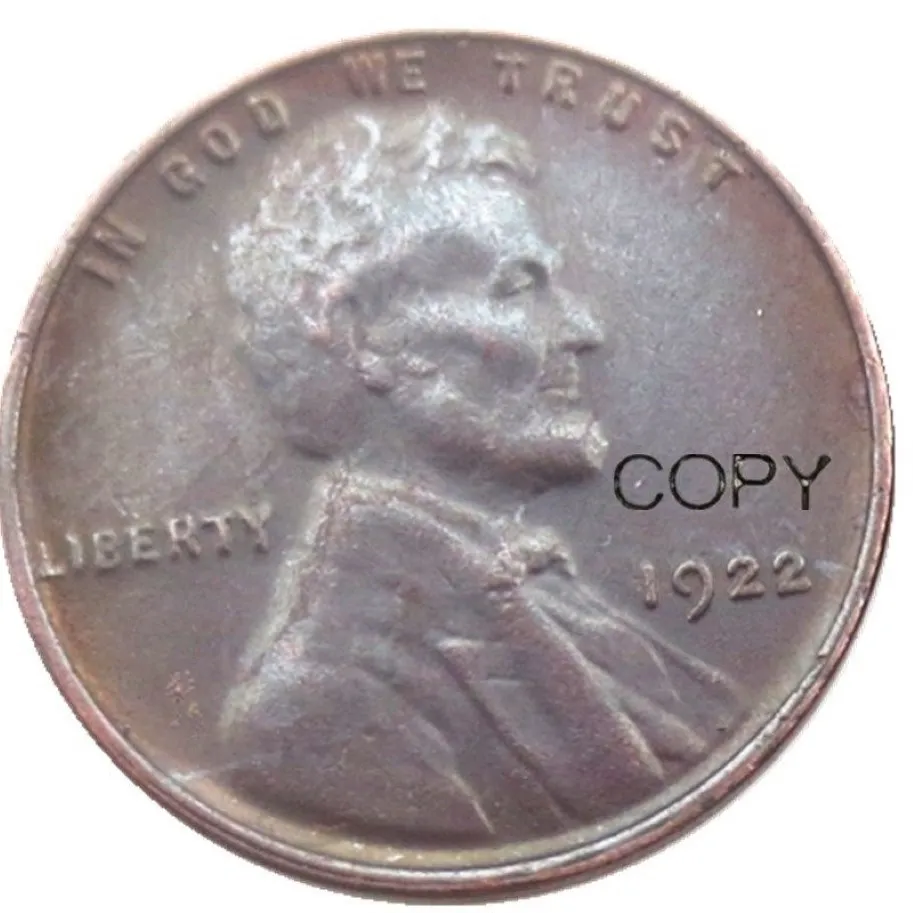 US 1922 P S D Penny Penny Head One Cent Copper Copy Accessories Monety347c