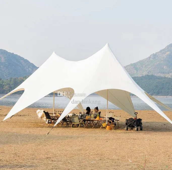 Tiendas de campaña para el sol, refugios, toldo ligero para playa, toldo portátil para sombrilla, toldo familiar grande para acampar al aire libre, toldo para pesca