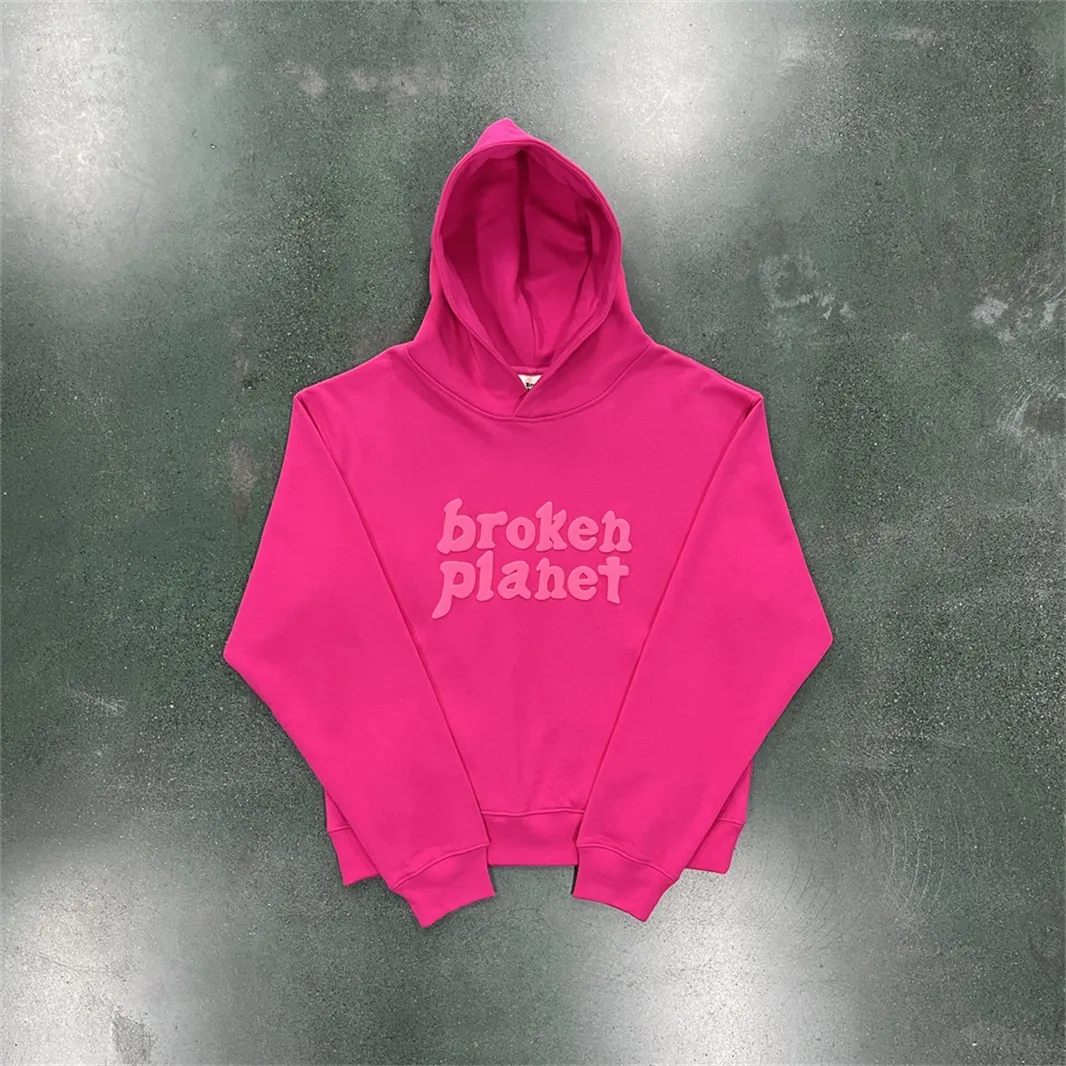 Broken Planet sweatshirt stars the same foam printed loose long-sleeved men's and women's couple wear hip-hop casual sweatshirt