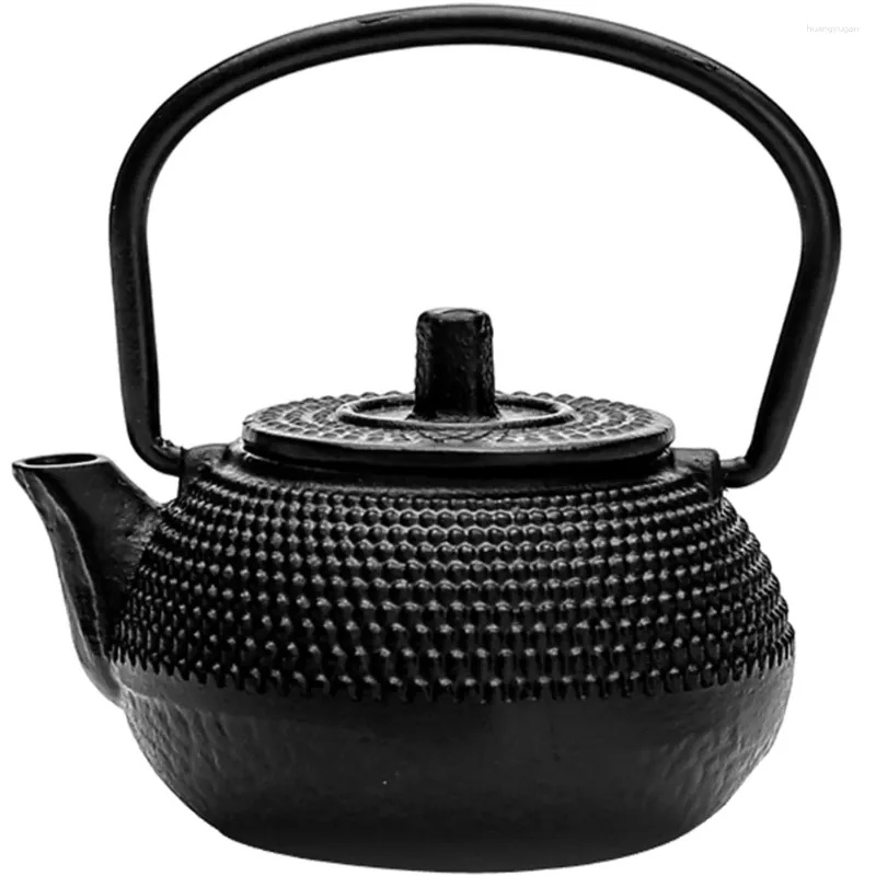 Dinnerware Sets Decor Cast Iron Teapot Kettle Adornment Household Desktop Office Miniature Decorative Tearoom Supplies