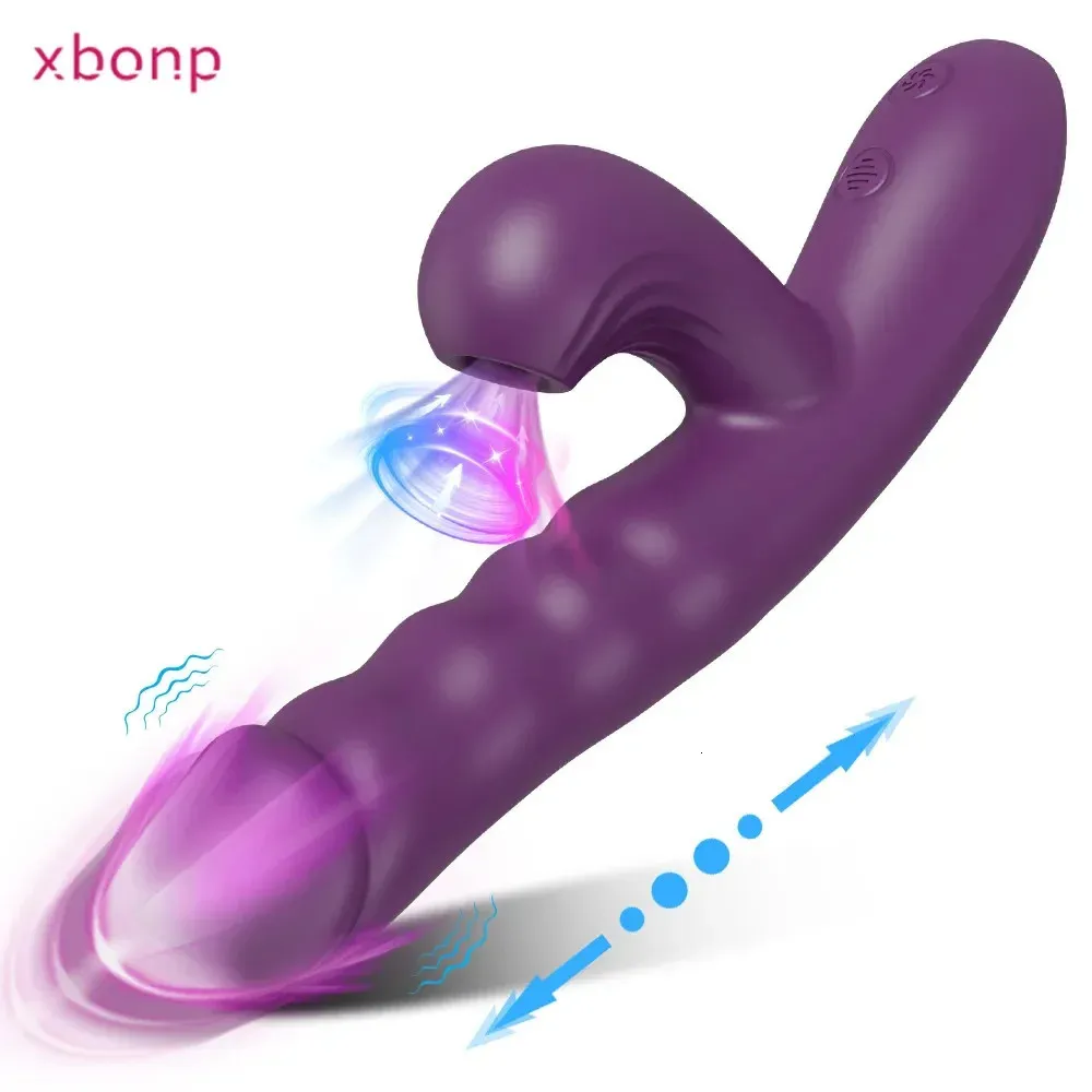 Vibromasseur puissant à succion pour femme, stimulateur de clitoris, point G, gode masseur, produits pour adultes, boutique de jouets sexuels pour femmes 240227