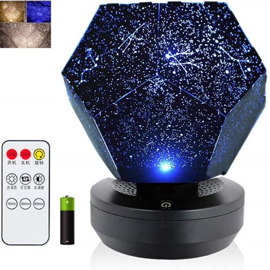Galaxy Projector for Room Starry Sky Lamp Diy Original Home Planetarium Gift For Childre Bedroom Decorative Light Remote Control C2494
