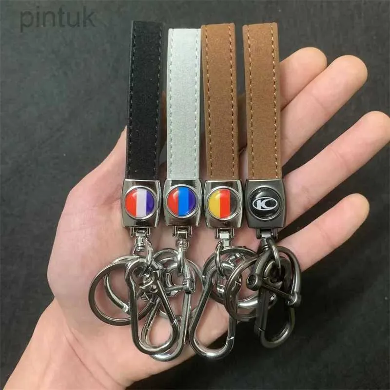 Keychains Lanyards KYMCO Motorcycle Keychain Suede Keychain For KYMCO CT250 CT300 DTX AK 300i 350i 400i 400 125i 125 Refit Accessorie ldd240312