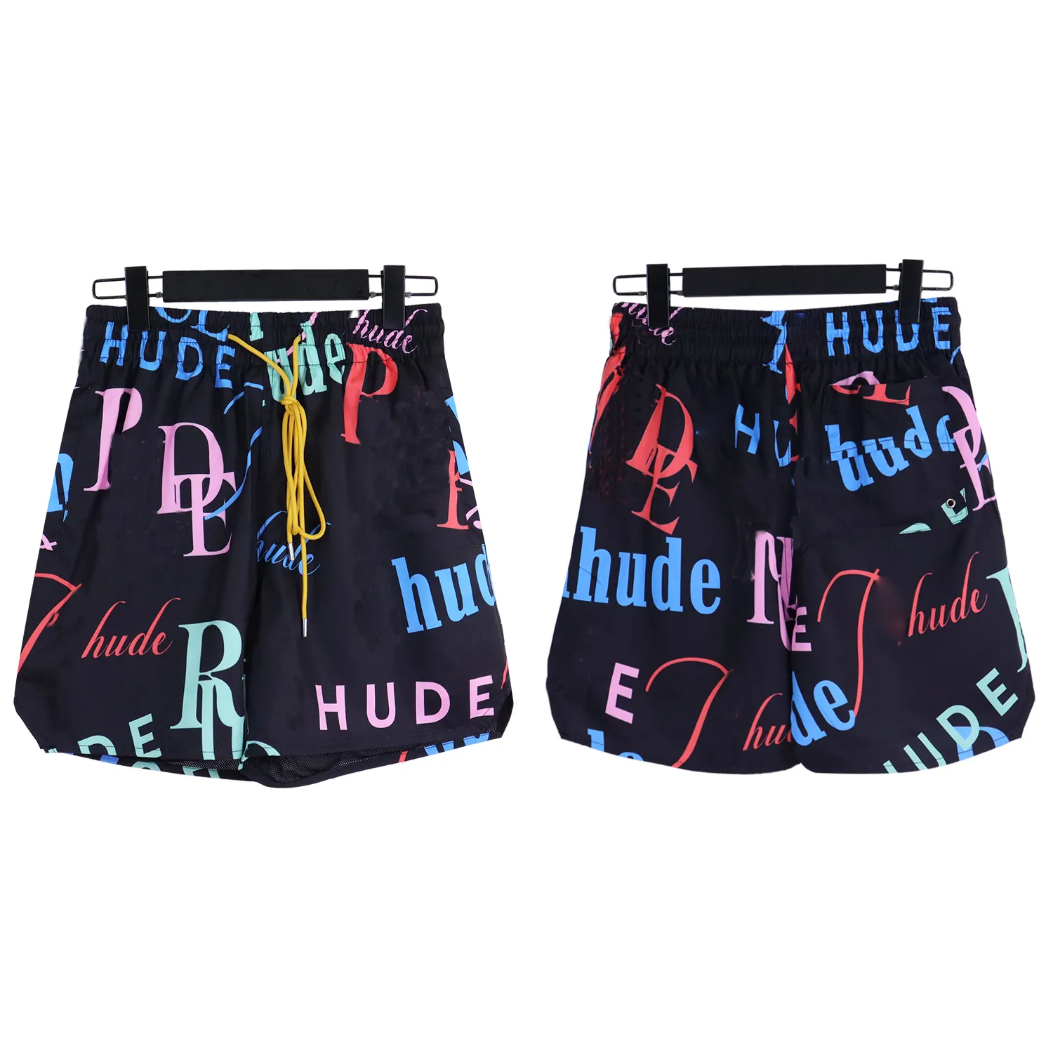 Mode Luxe Design Hommes Shorts Designers Casual Court Basketball Cachemire Broderie Lettre Sport Courir Court Hip Hop Streetwear Pantalons de plage