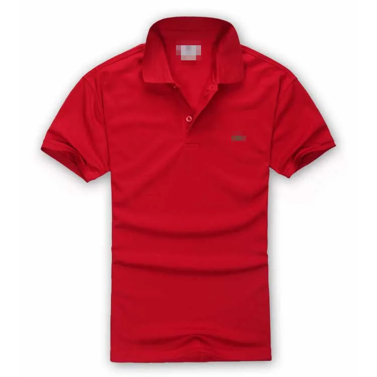 남자의 전형적인 짧은 슬리브 브랜드 셔츠 버튼 v- 넥 빈티지 자수 티셔츠 남자 편안한 슬림 핏 탑 여름 의류