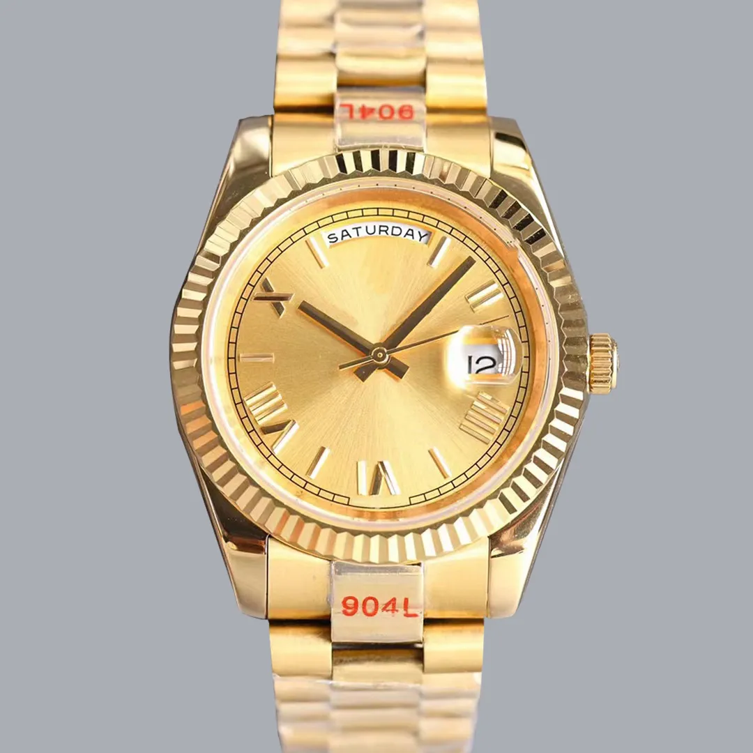 Orologi da donna di design Movimento automatico Acciaio inossidabile pieno Montre de luxe di alta qualità 36 / 41mm Orologio impermeabile Orologio da polso meccanico luminoso regali