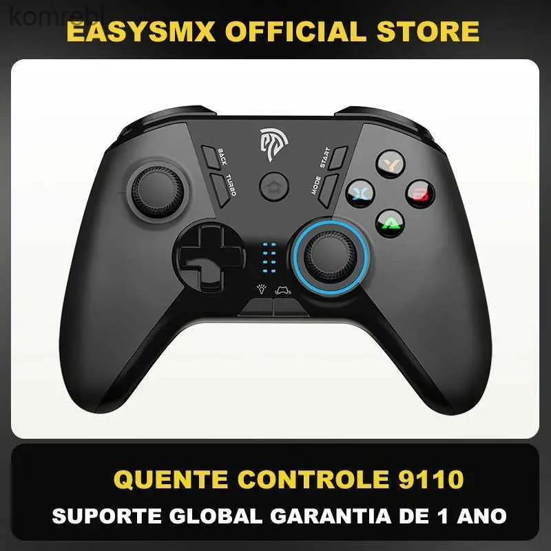 Game Controllers Joysticks EasySMX 9110 Wireless Gamepad 2.4G PC Controller with Customized Buttons Joystick for PC Windows PS3 Android Smart TV L24312