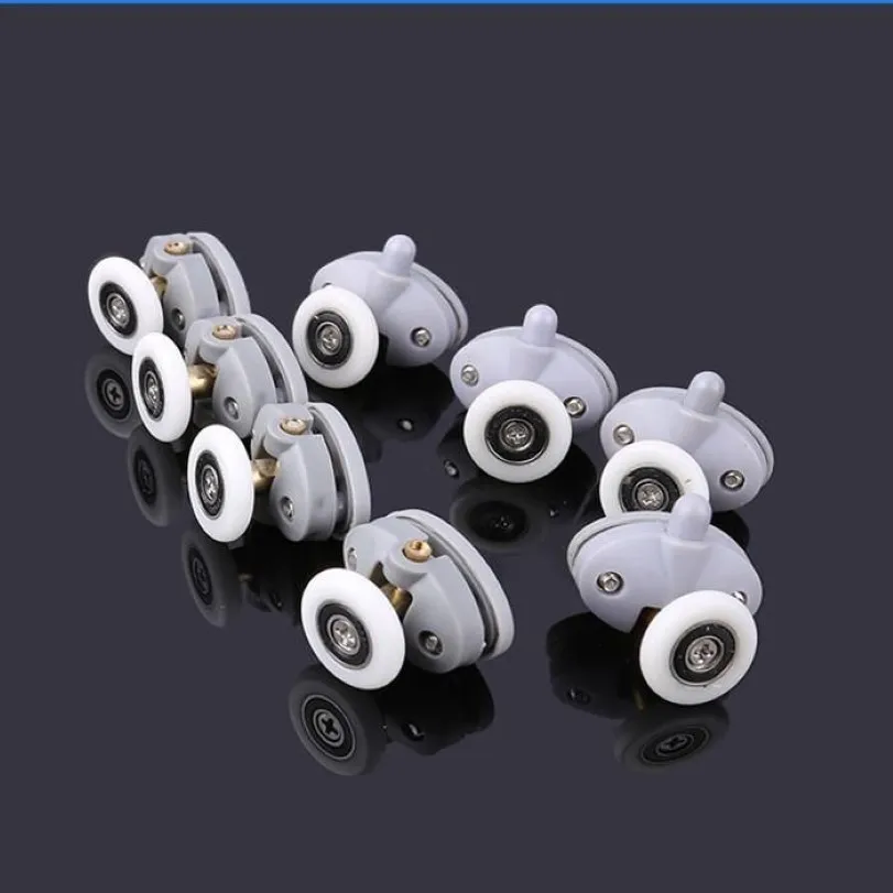 8pcs Butterfly Single Shower Door Rollers Runners Wheels Kuls