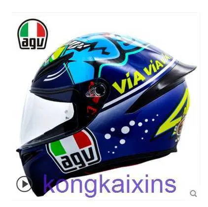 イタリアのAGVモーターサイクルヘルメット大きなテールK1フォーシーズンメンズとレディースフルヘルメットランニングランニング