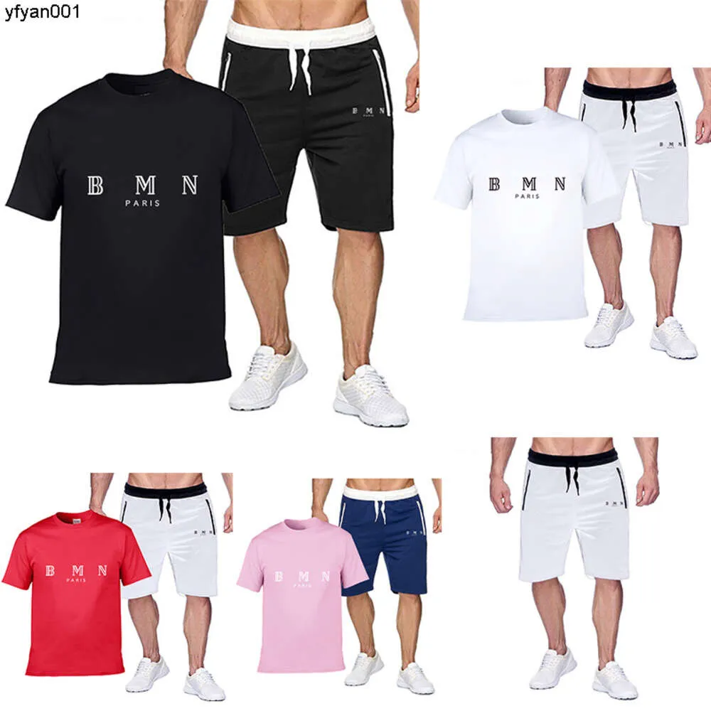 Spårar Summer Sportswear Fashion Designer Mens Sportwear Pants Suit Mens Shorts Casual