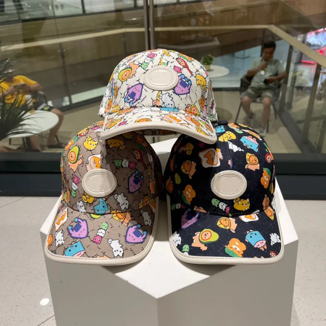Designer hats for men Fashion Cartoon Bear Ball Caps G casquette Luxe Unisex Casual Sports Letter bucket hat Women Sunshade Hat
