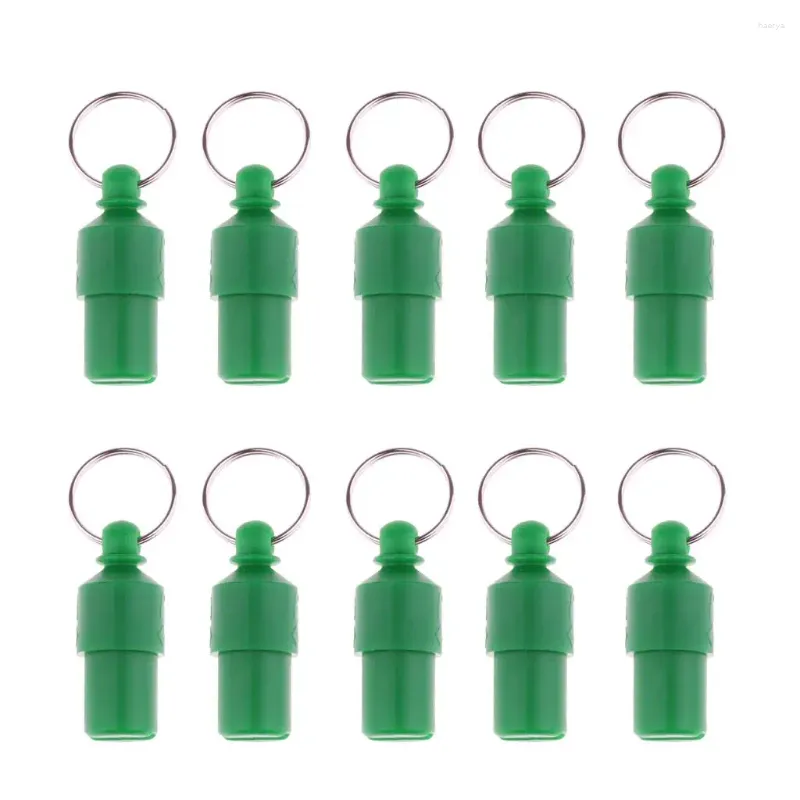 Vêtements de chien 10pcs anti-perte de nom de chat adresse étiquette étiquette baril tube de stockage étiquettes d'identification pour animaux de compagnie