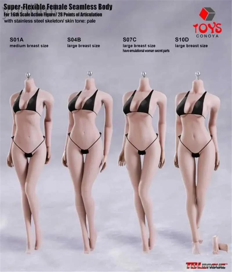 TBLeague Phicen 1/6 Scale Female Seamless Body Stainless Steel
