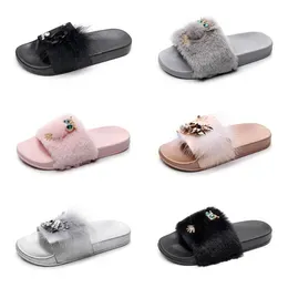 Designer Slipper Slider Men Women Summers Sandal Beaches Slippers Ladies Flips Flops whites pink blue Slides Shoe GAI blacks