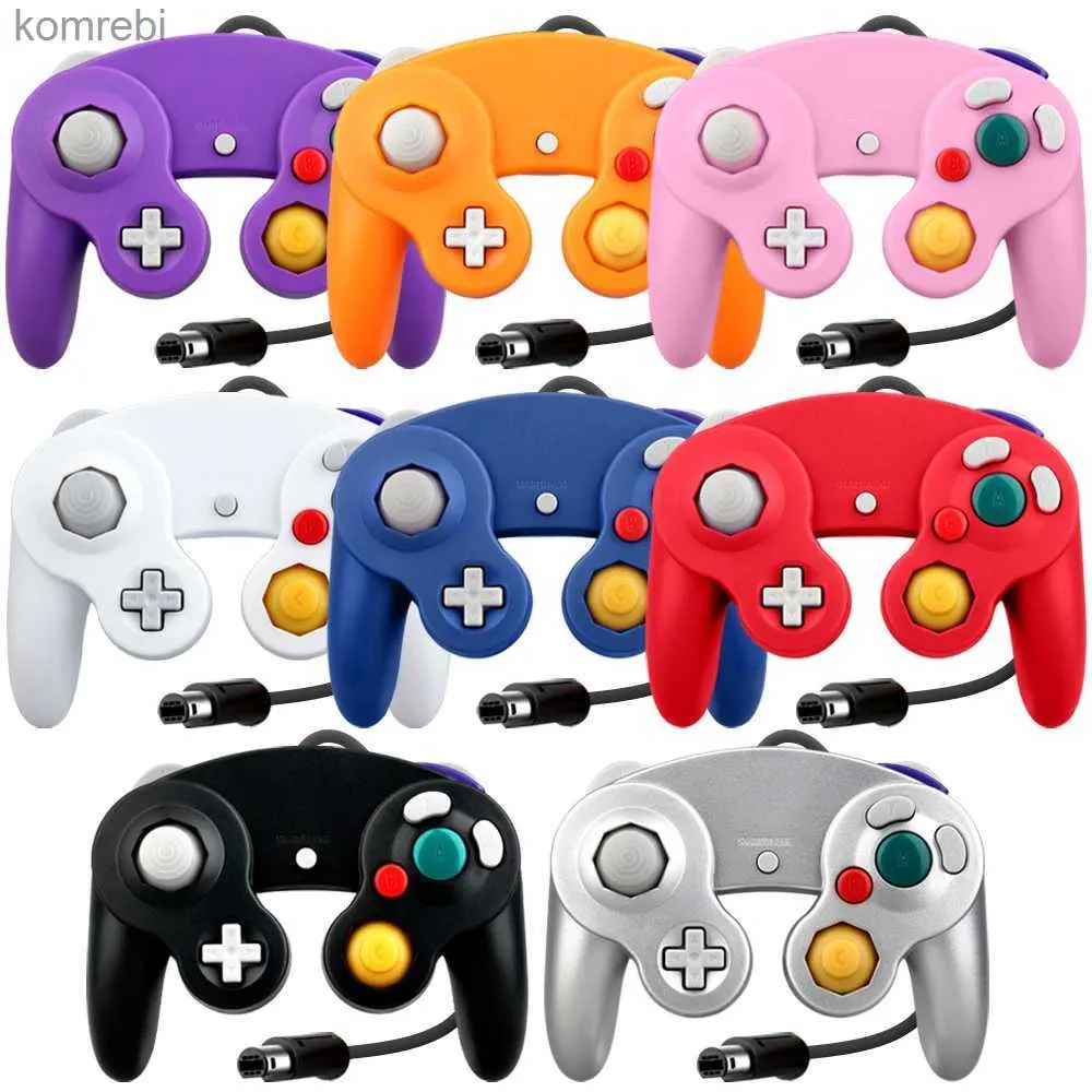 Spelkontroller Joysticks Ostent Wired Gamepad för NGC GC Controle för Nintendo Gamecube Controller Handheld Joystick Joypad Game Accessory L24312