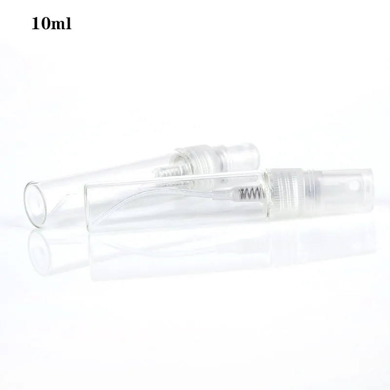 Бесплатная доставка DHL Косметические парфюмерные стеклянные флаконы-распылители 10 мл Флакон-распылитель для духов с крышкой-распылителем насоса по акции