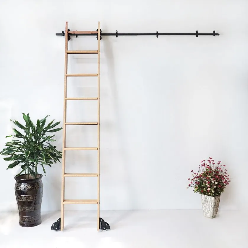 DHgate.com:KINMADE SERENE Rolling Ladder Hardware Library Sliding ...
