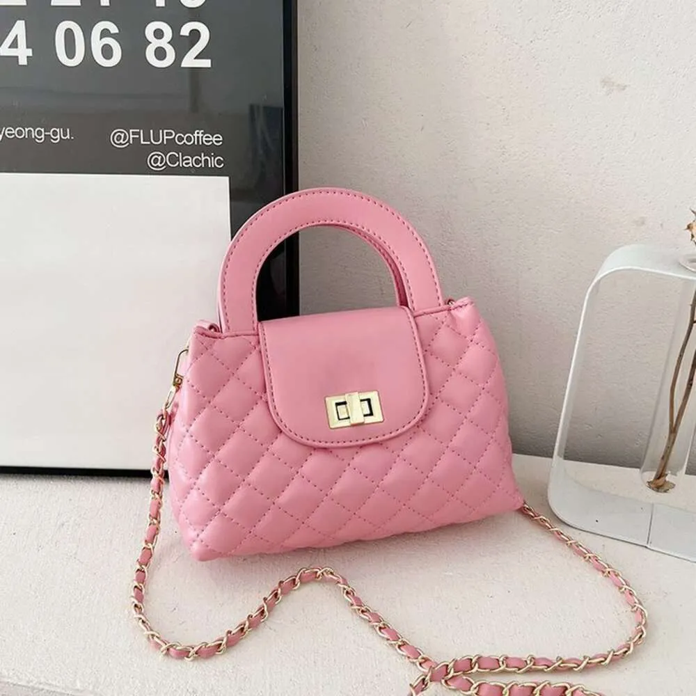 Shop Handbag Promotion Fresh Elegant and Fashionable Handheld Bag for Women 2024 New Korean Versatile Shoulder with Small Fragrant Wind Chain Crossbody