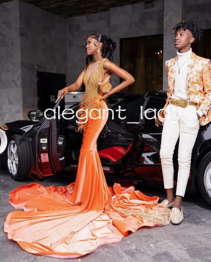 Orange Sparkly Long Evening Formal Dress for Women Velvet Lace Crystal Embroidery Floor-Length Prom Gala Dress from Dhgate Evening Dresses - price 196.69 Orange Sparkly Long Evening Formal Dress for Women Velvet Lace Crystal Embroidery Floor-Length Prom Gala Dress from Dhgate Evening Dresses - price 196.69