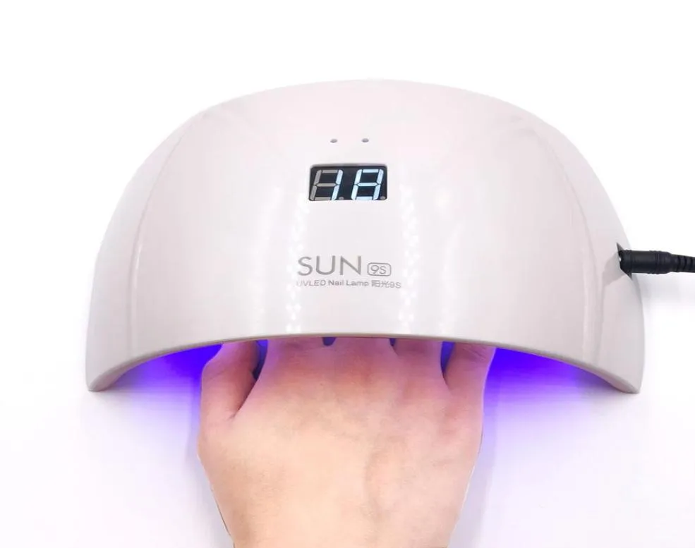 SUN9S LEDランプネイル24W UVランプドライヤーマニキュアアートLED UVネイル自動センシングライトジェルドライヤーマシン5364246