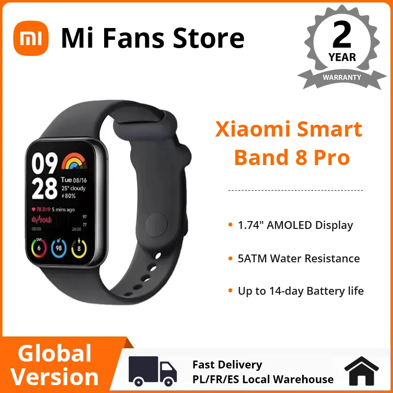 Version mondiale Xiaomi Smart Band 8 Pro