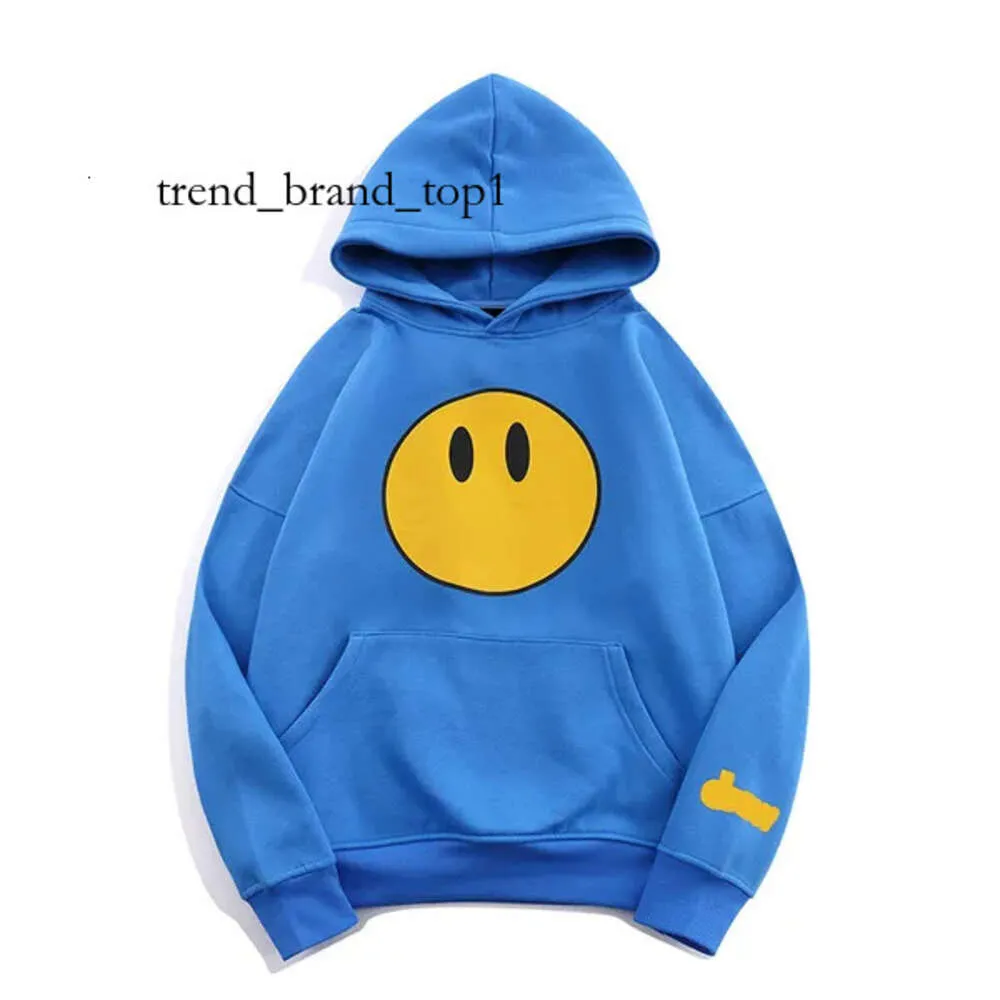 Drews Sweat à capuche Designer Sweat à capuche Drews Sweat à capuche pour hommes Nouveaux hommes et femmes Sweat à capuche Mode Streetwear Smiley Face Pull Tendance de la mode décontractée pour hommes Drew Sweatshirts 1022