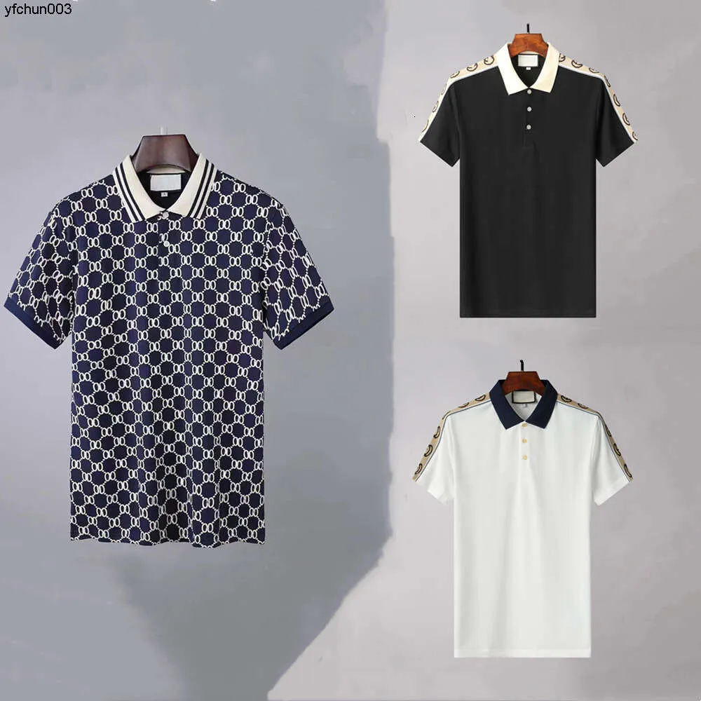 Herenpolo Designer Vrijetijdsshirt Commerce Luxe polo's Zomer buiten Klassieke g t Superior Sense-top met korte mouwen