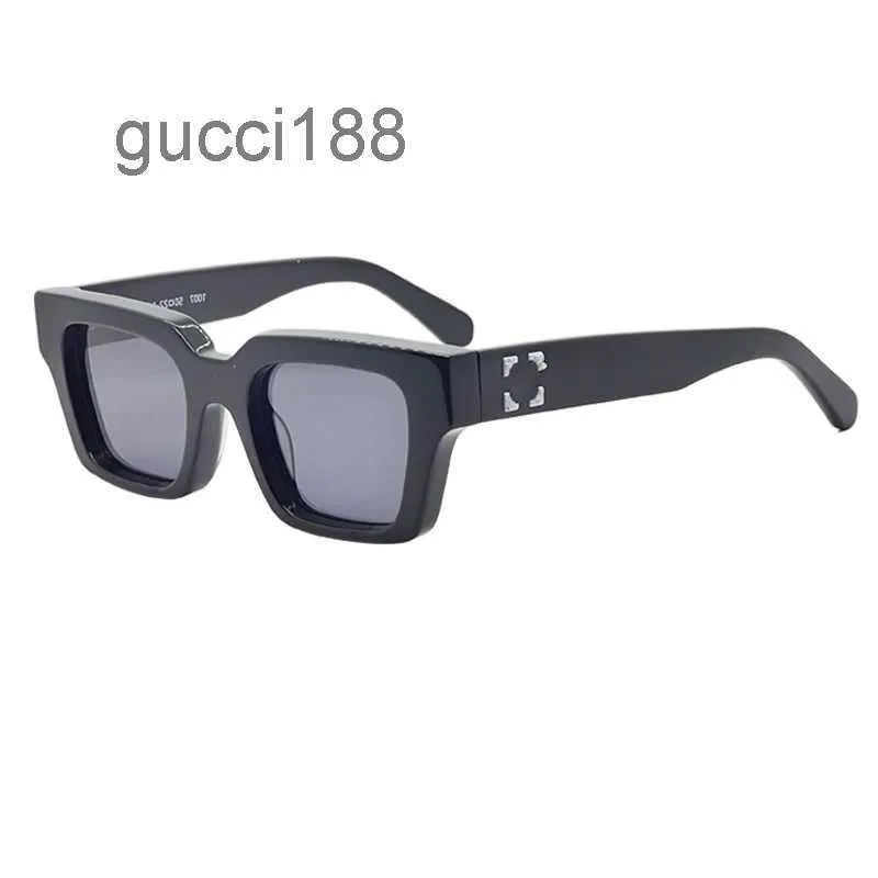 Hot 008 Polarized Designer Sunglasses for Men Women Mens Cool Fashion Classic Thick Plate Black White Frame Luxury Eyewear Man Sun Glasses Uv400 with Original B 5BUM