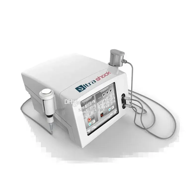 2 EN 1 Thérapie par ondes de choc Thérapie physique Gadgets de santé Onde de choc Douleur au genou Soulager la machine pneumatique à ondes de choc avec ultrasons